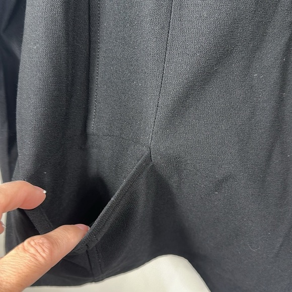 Eileen Fisher Black Blazer Jacket Lightweight Viscose Size large - Picture 4 of 10